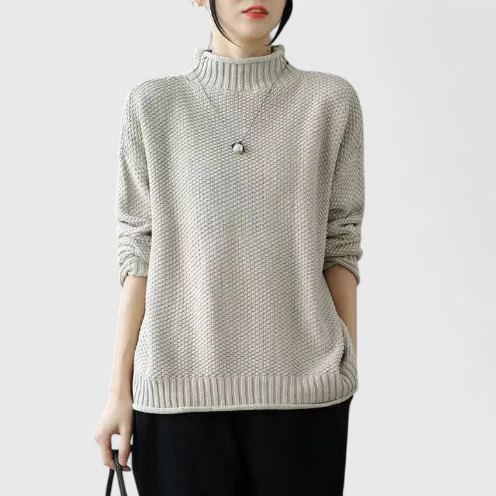 Damegenser | Teksturert Mock Neck
