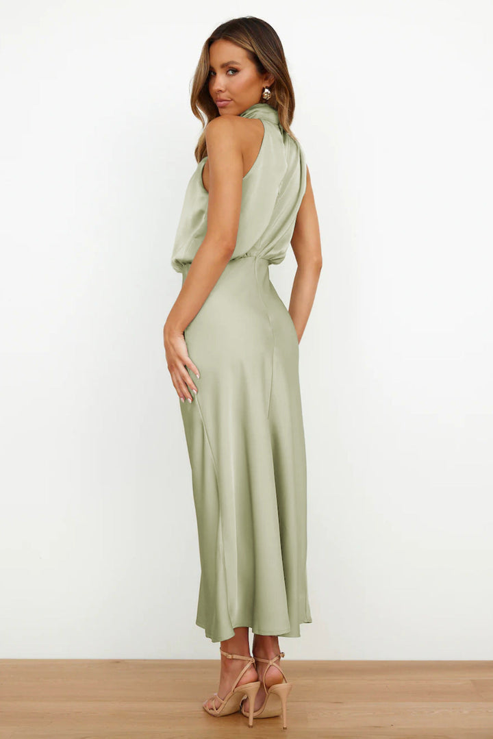 Kvinnenes Kveldsdrakt | Halterneck Maxi