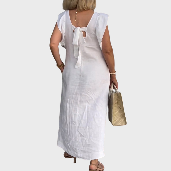 Kvinnens Midi Sundress | Uformell Kappermansjett