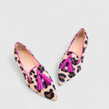 Loafers for kvinner | Flate spisse mønstrede
