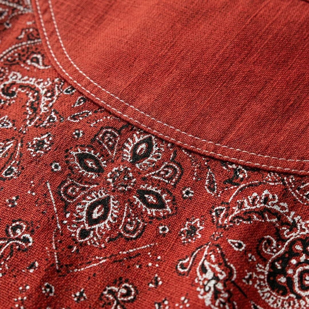 Damebluse | Langermet Paisley