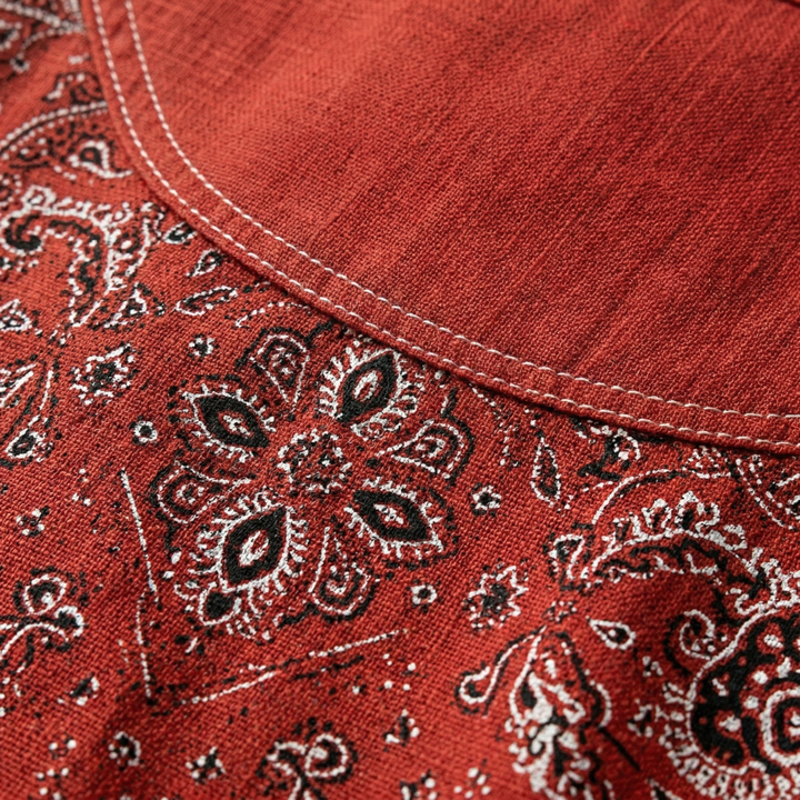 Damebluse | Langermet Paisley