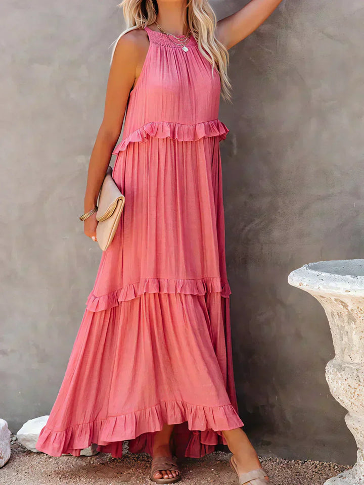 Kjole for kvinner | Lagdelt design maxi