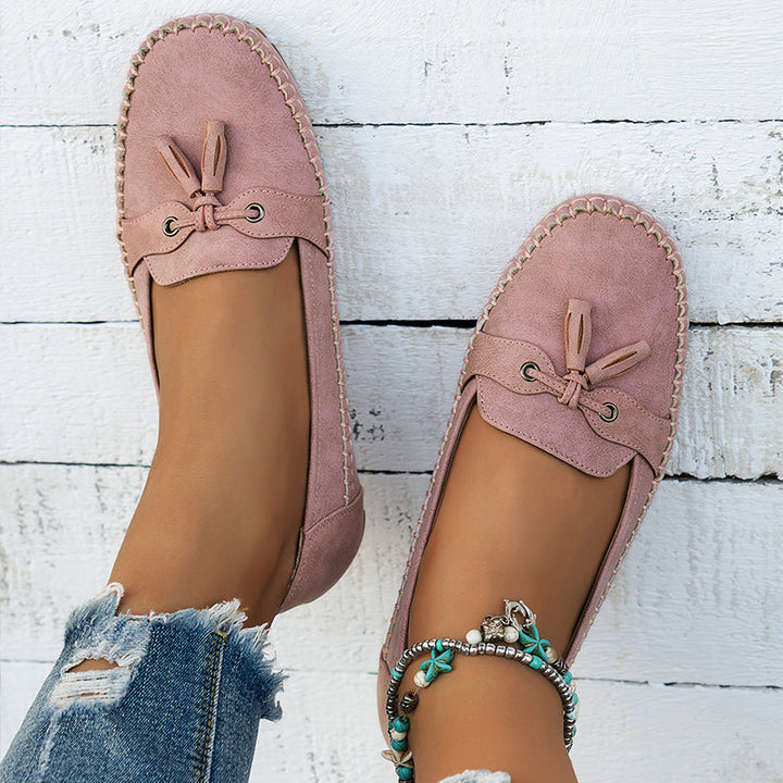 Kvinnelige Komfortable Loafers | Slip-On Polstret
