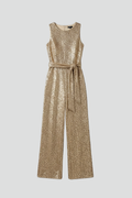 Dame Jumpsuit med Bred Ben | Uten Ermer Paljett