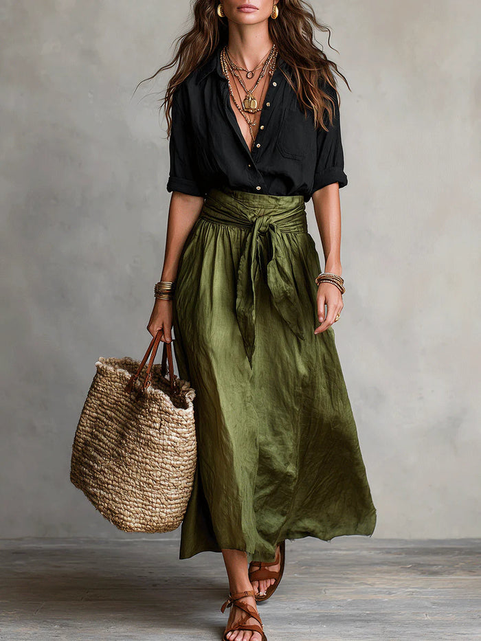 Dame To-Delt Sett | Grønn Sommer Co-Ord