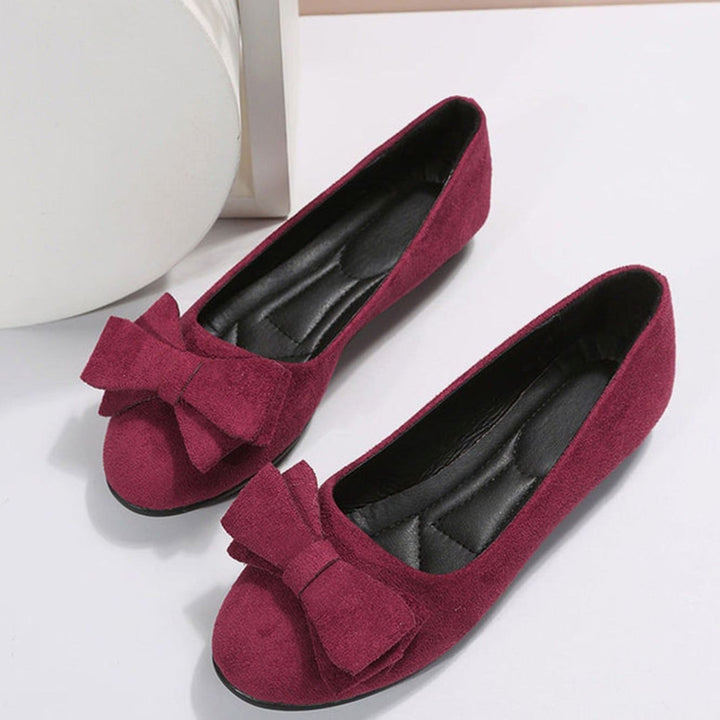 Ashley | Kvinne Orthopediske Slip-On Komfort Sko med Sløyfe i Suede
