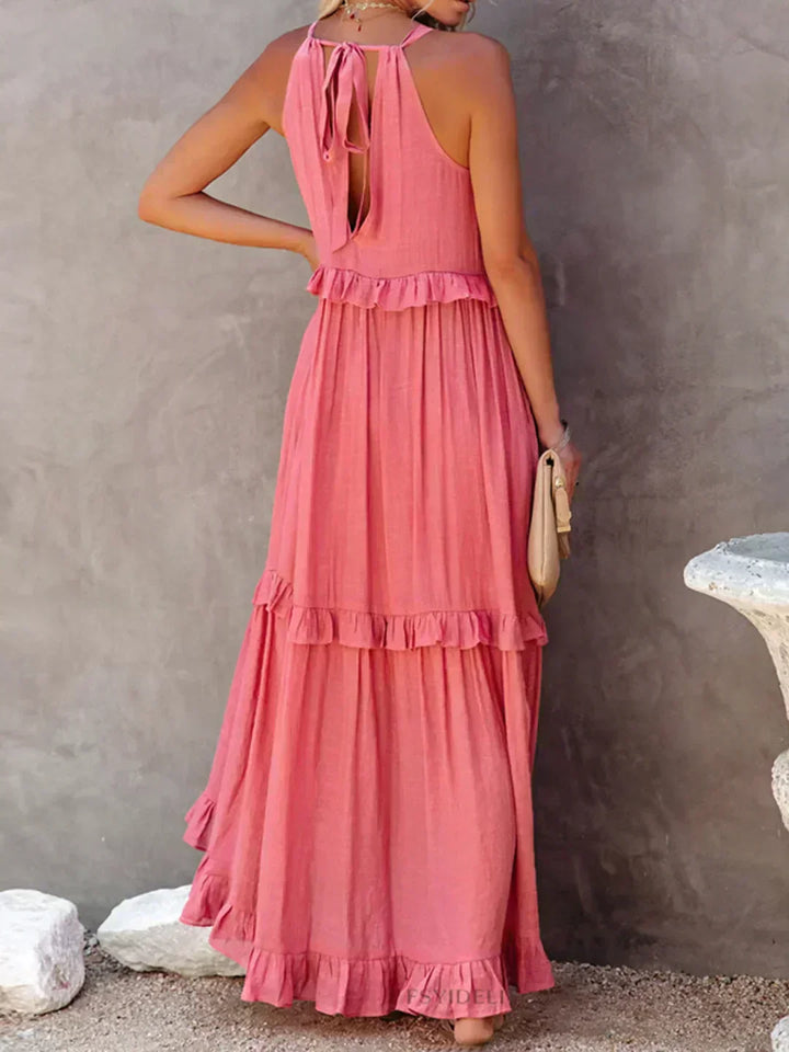 Kjole for kvinner | Lagdelt design maxi