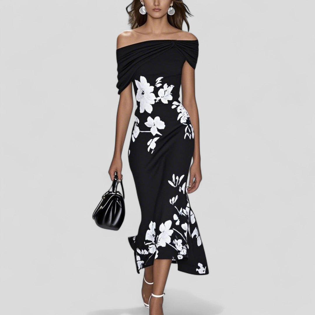 Kjole til Bryllupsgjester | Bodycon Blomster