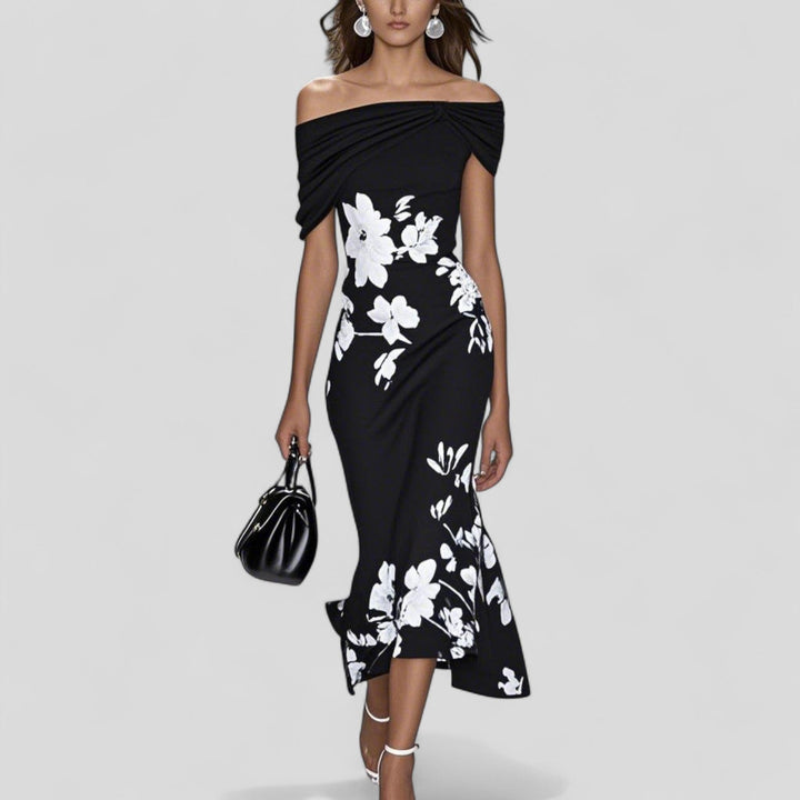 Kjole til Bryllupsgjester | Bodycon Blomster