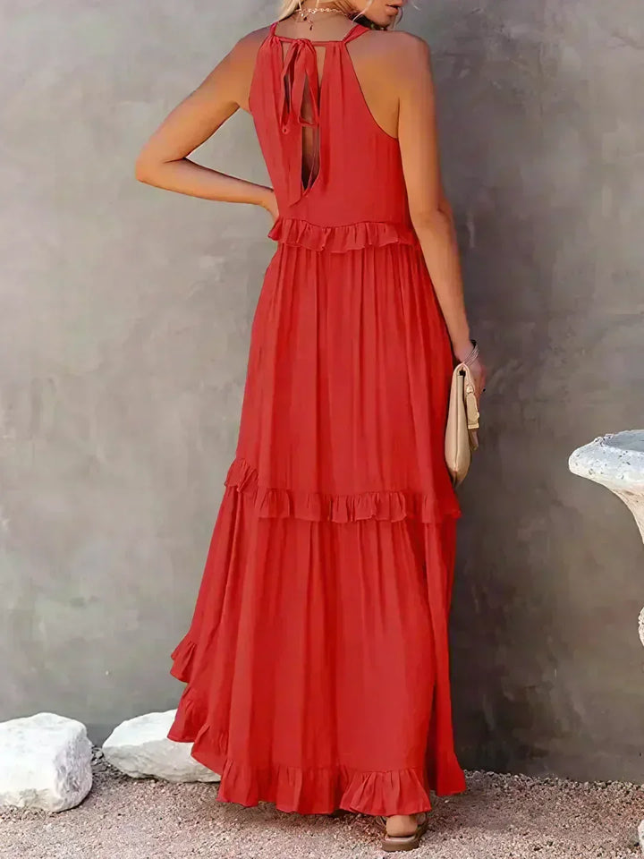 Kjole for kvinner | Lagdelt design maxi