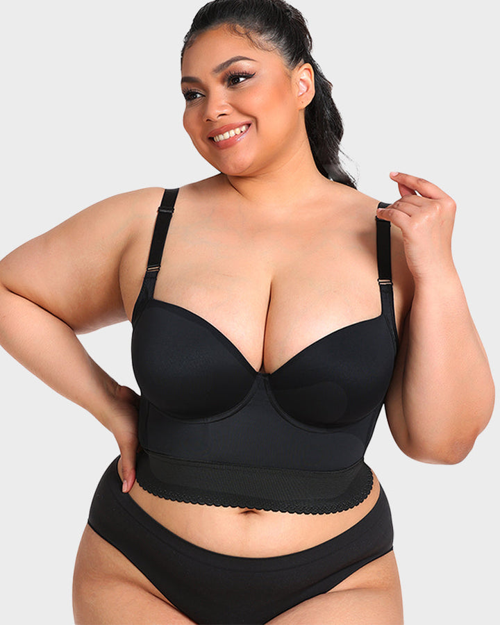 Push Up-BH for Kvinner | Langline Polstret Støtte-BH