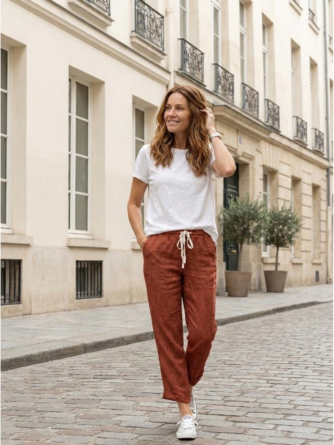 Damebukser | Snøring Slim Fit