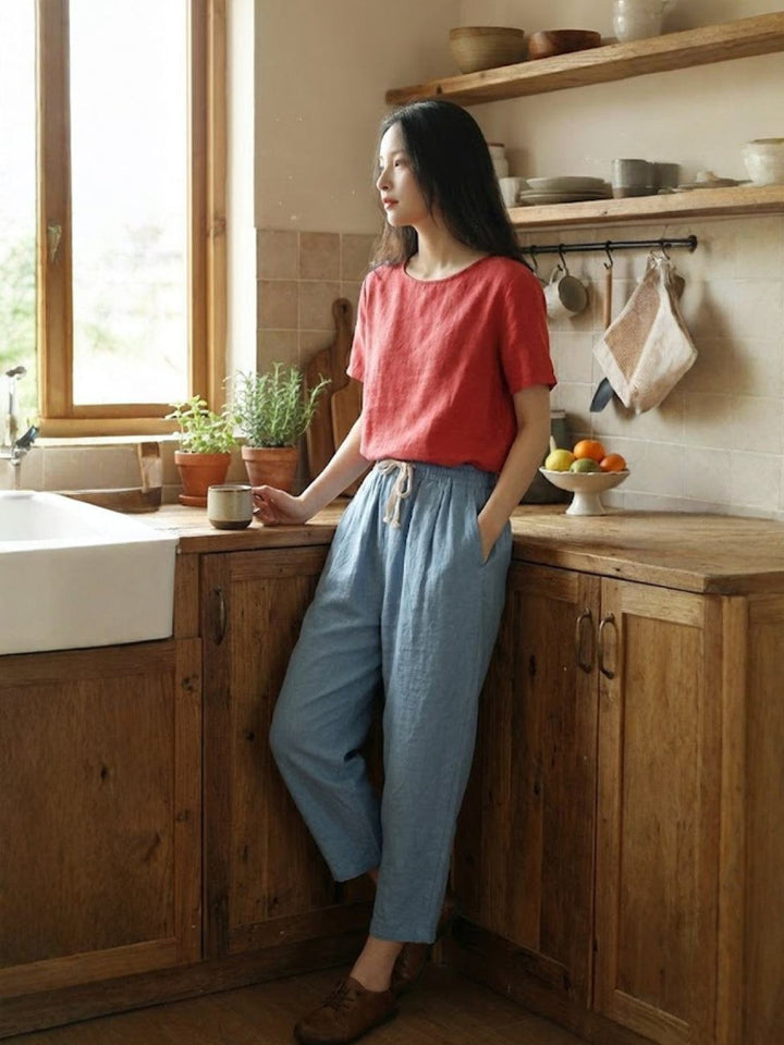 Damebukser | Snøring Slim Fit