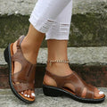 Sandaler for kvinner | Åpen tå Slingback Wedge