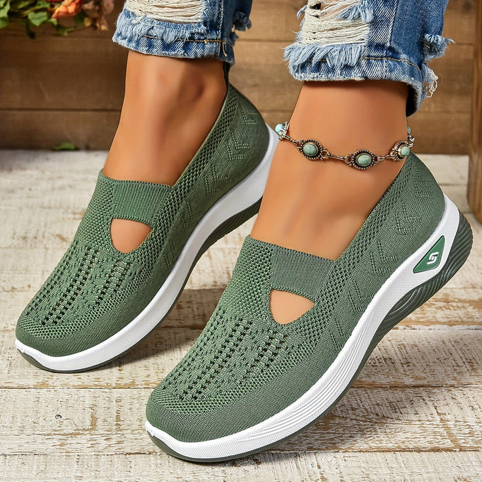 Dame Slip-On Sneakers | Perforert Ortopedisk