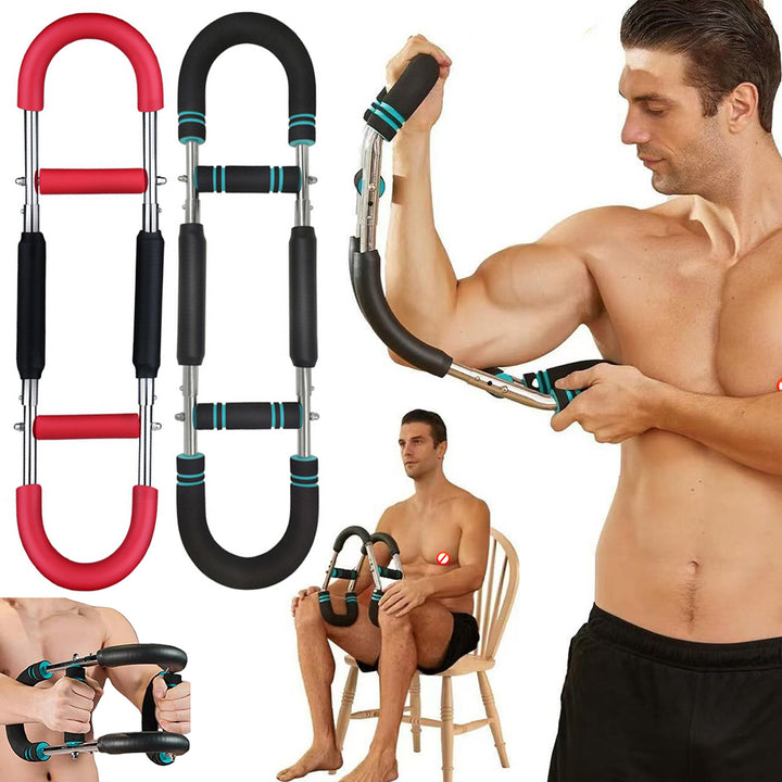 U-formet armtrener med doble fjærer