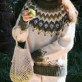 Courtney | Kvinne Relaxed-Fit Nordic Fair Isle Mønster Genser