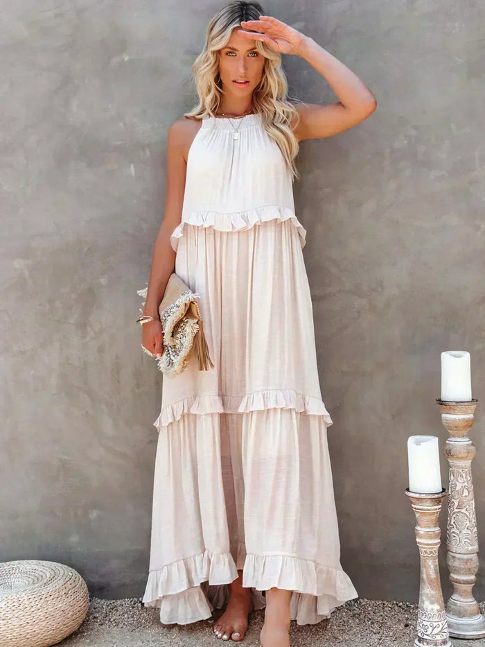 Kjole for kvinner | Lagdelt design maxi