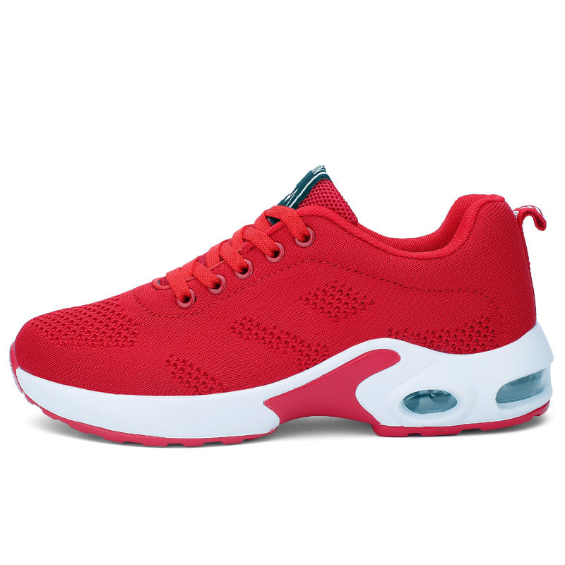 Lette joggesko dame i hvit mesh