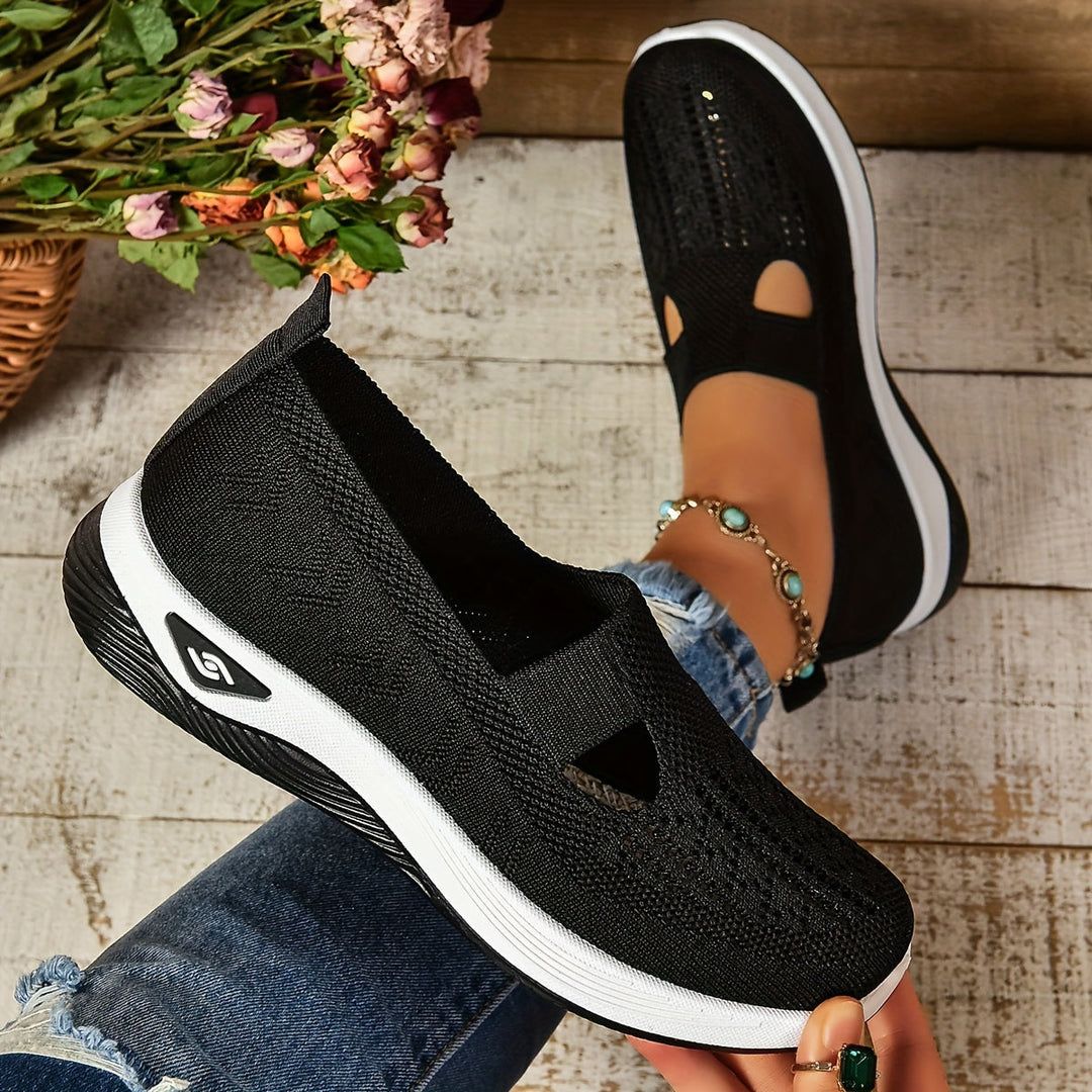 Dame Slip-On Sneakers | Perforert Ortopedisk