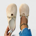 Loafers For Women | Rund Tå med Tau Detalj