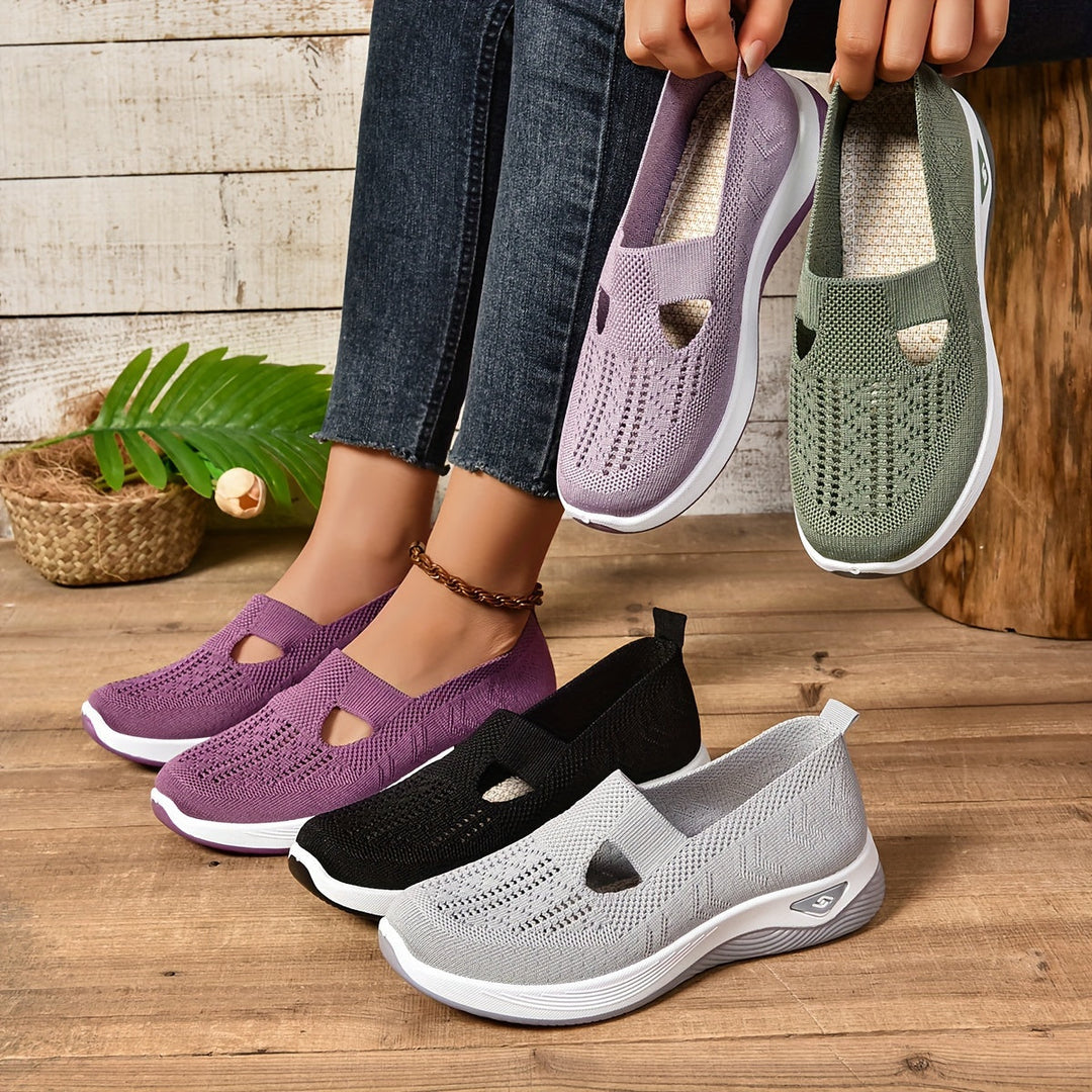 Dame Slip-On Sneakers | Perforert Ortopedisk