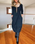 Damekjole | Rund Hals Midi
