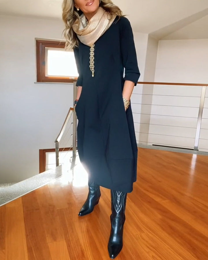 Damekjole | Rund Hals Midi