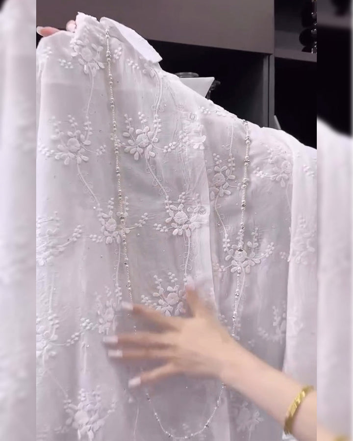 Damebluse | Blomsterbrodert