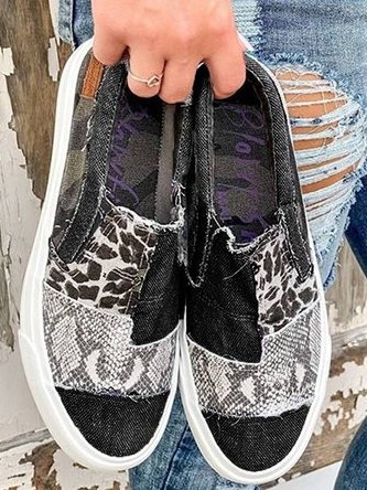 Loafers For Women | Slip-On Mønstrete Overdel