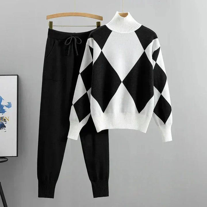 Dame To-Delt Sett | Geometrisk Design