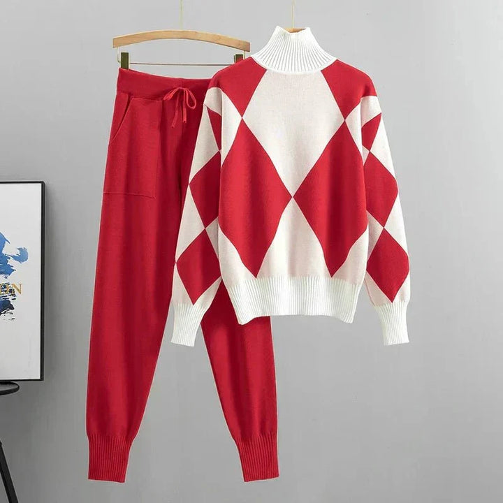 Dame To-Delt Sett | Geometrisk Design