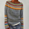 Hannah | Damegenser Fair Isle Strikket Langermet Genser