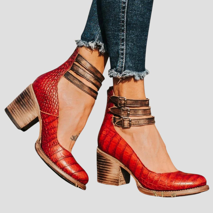 Blokkhæler for Damer | Lukket Tå Spenne