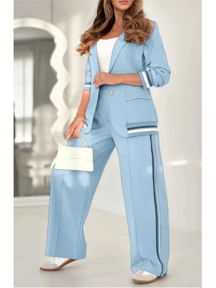 Dame Lounge Sett | Skreddersydd Blazer Rett Bukser