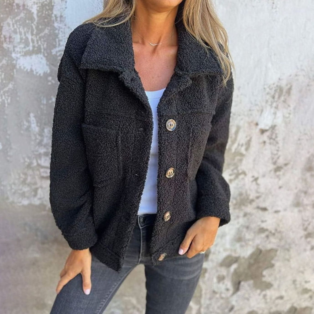 Megan | Kvinners avslappede jakke med koselig fôr