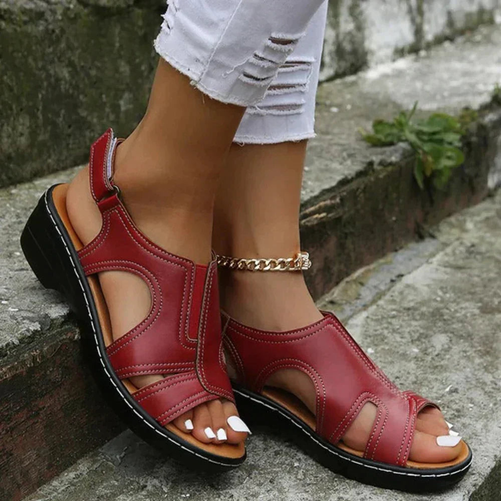 Sandaler for kvinner | Åpen tå Slingback Wedge