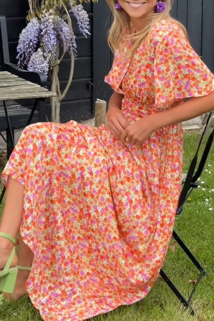 Kjole til Bryllupsgjest | Uformell Blomster