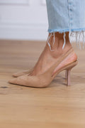 Slingback Hæler for Kvinner | Spiss Tå