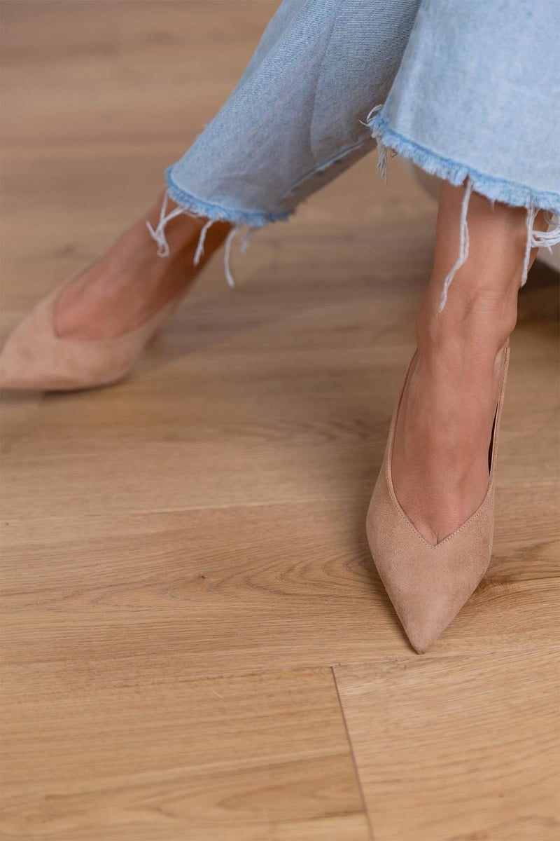 Slingback Hæler for Kvinner | Spiss Tå