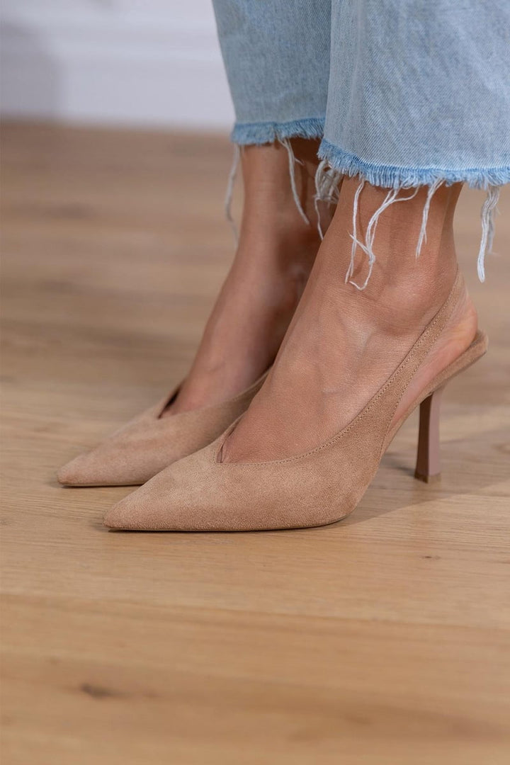 Slingback Hæler for Kvinner | Spiss Tå