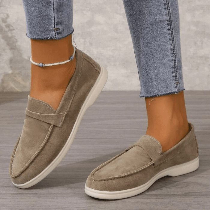 Dame Loafers med Slip-On Design og Komfortabel Såle
