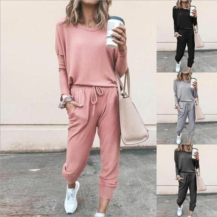 Dame To-delt Sett | Jogger-stil Bukser
