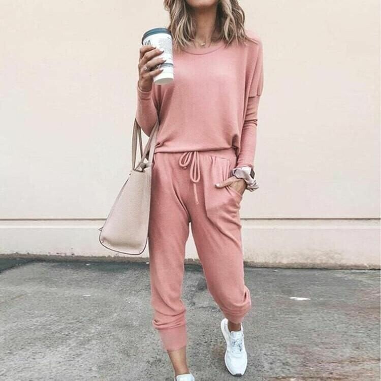 Dame To-delt Sett | Jogger-stil Bukser