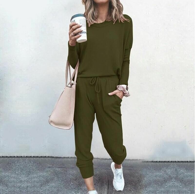 Dame To-delt Sett | Jogger-stil Bukser
