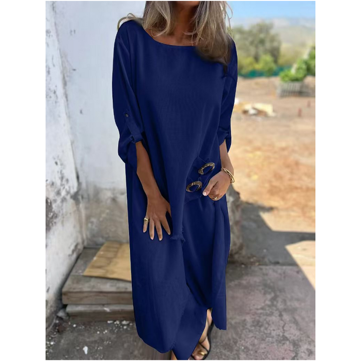 Dame Matchende Sett | Asymmetrisk Topp Vide Ben
