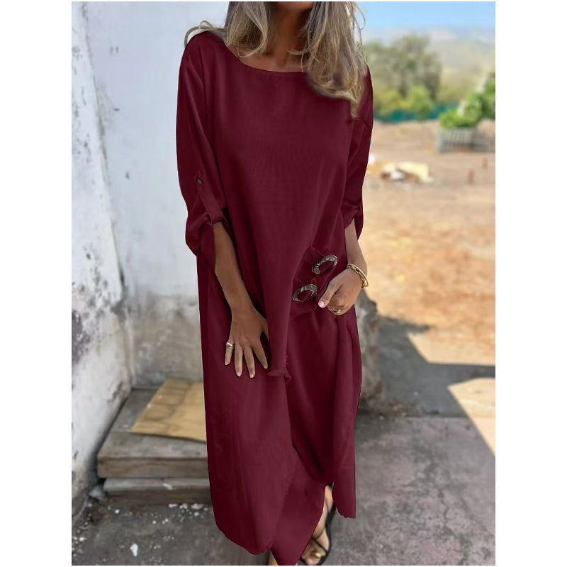 Dame Matchende Sett | Asymmetrisk Topp Vide Ben