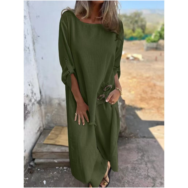 Dame Matchende Sett | Asymmetrisk Topp Vide Ben