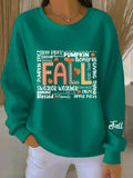 Dame Sweatshirt | Rund Utringning og Pull-on Stil